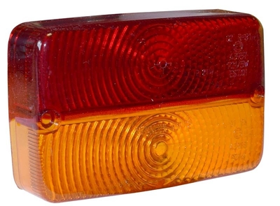Cabochon de feu arrière orange et rouge pour Ford New Holland David Brown