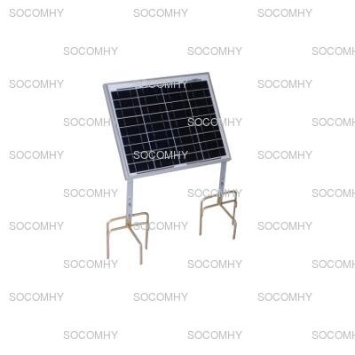 Panneau de clôture éléctrique solaire monocristallin 20Watts + 2 trépieds