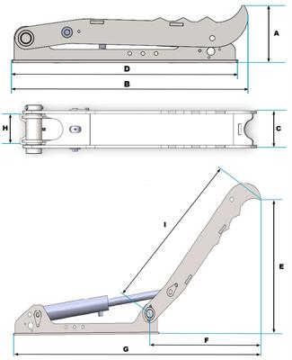 Pouce hydraulique mini pelle