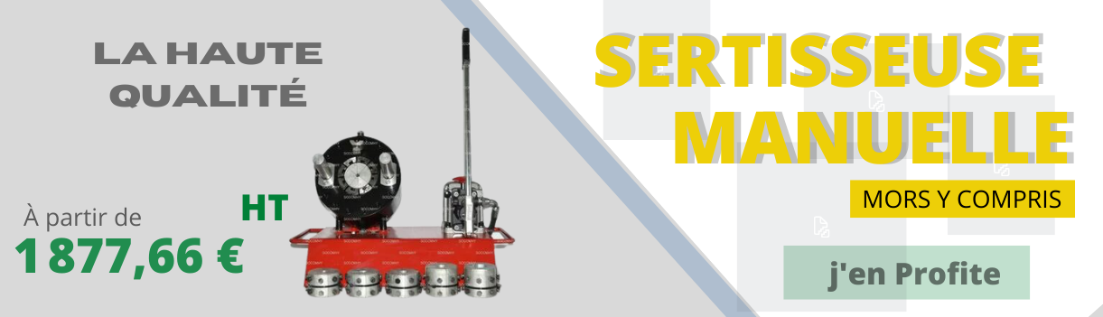 Sertisseuse manuelle pour flexible hydraulique avec Mors